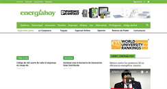 Desktop Screenshot of energiahoy.com