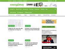 Tablet Screenshot of energiahoy.com